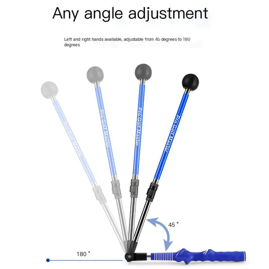 PGM Golf Folding Swing Trainer with Adjustable Angle